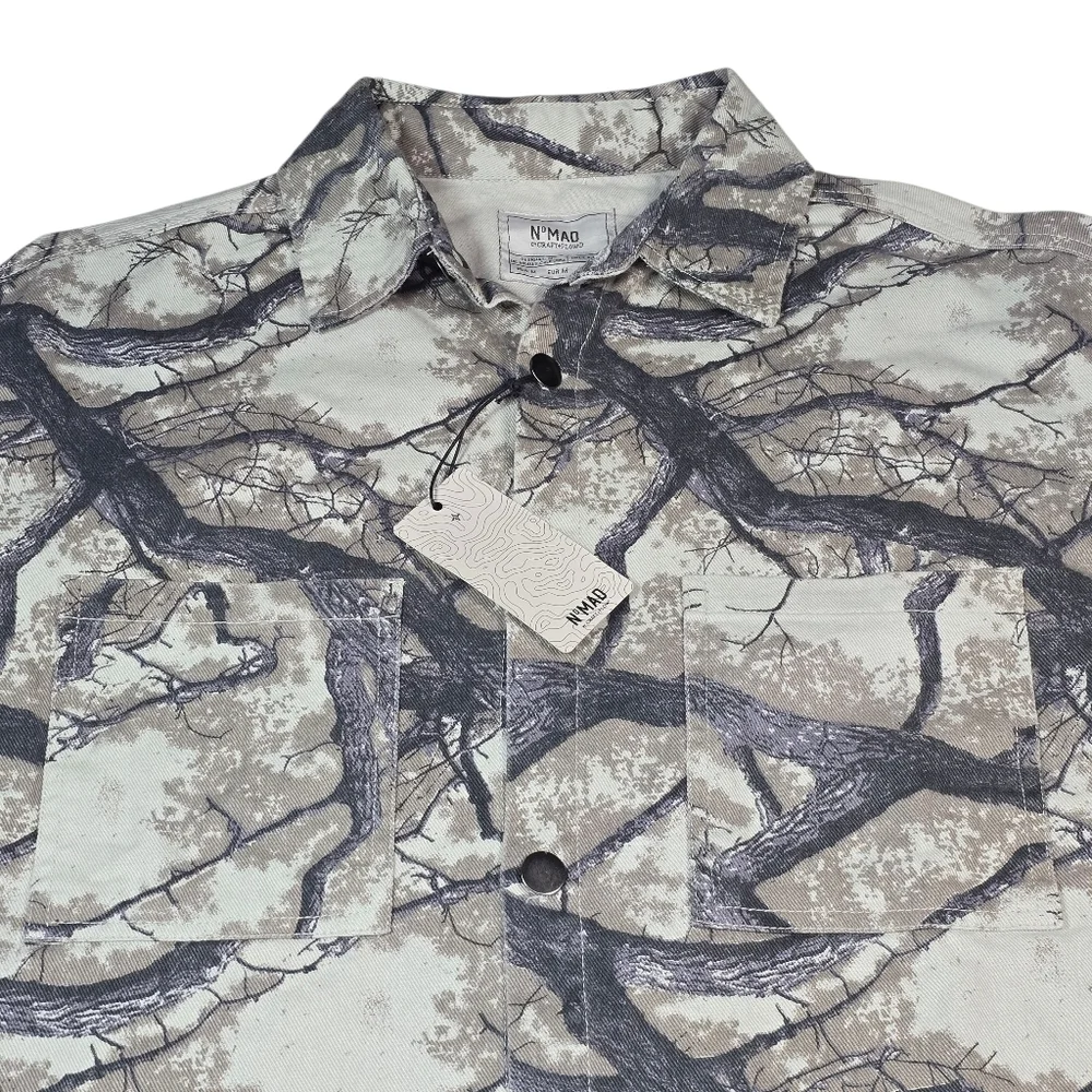 NWT NOMAD Craft+Flow‎ Men's Tree Camo Hunting Canvas Shirt Jacket Shacket Size M